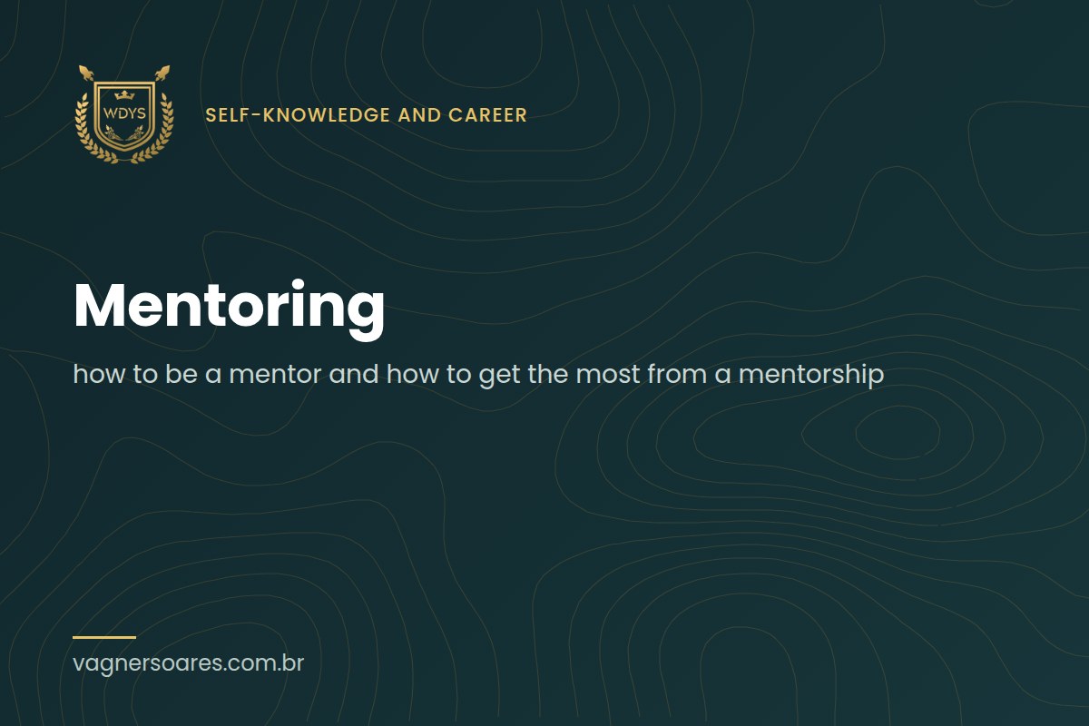 A mentor and a mentee talk about a diagram drawn in a notebook
