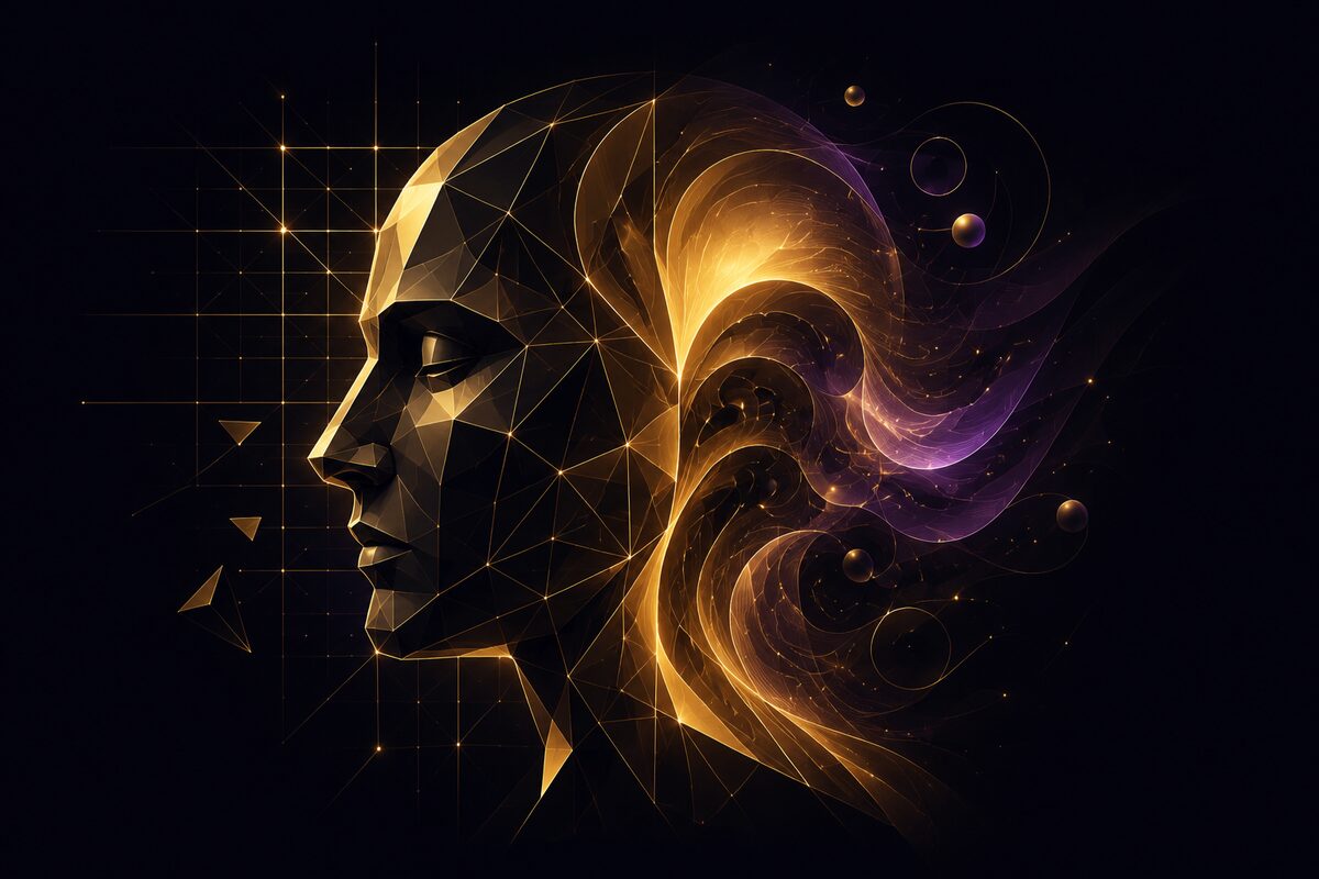 Ilustração sobre vieses cognitivos e tomada de decisão